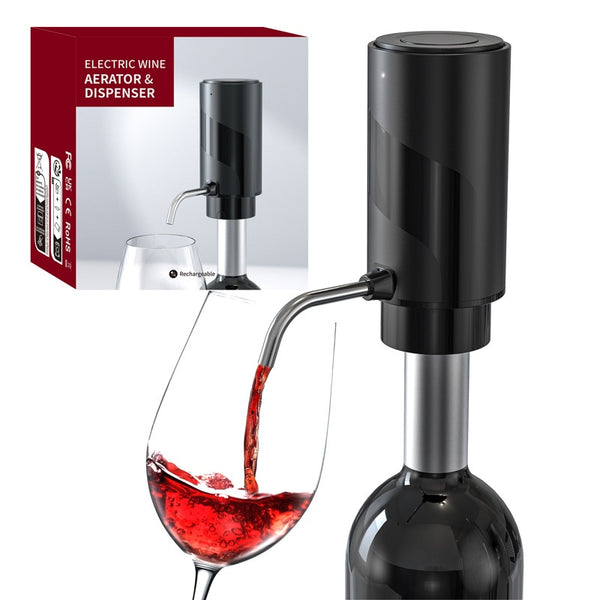 Electric Wine Aerator And Decanter Pump Dispenser